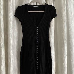 Reformation Ryder Ribbed Mini Dress. Medium.